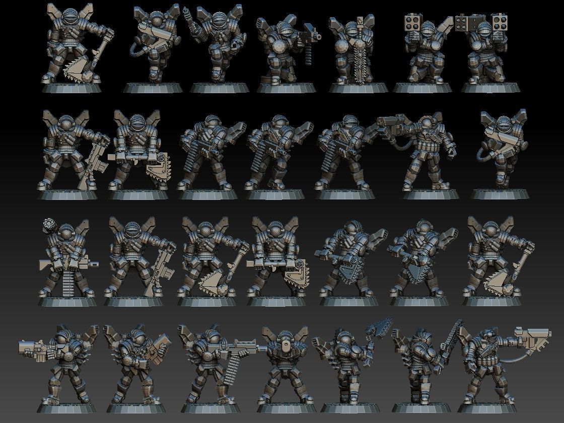 Astroknight Megapack 3D print model_11