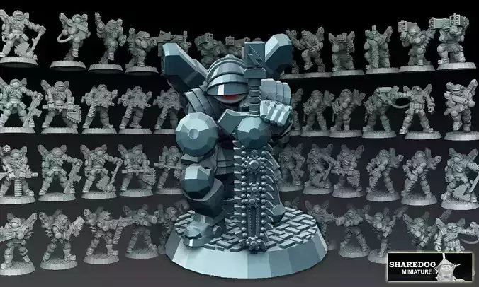 Astroknight Megapack 3D print model