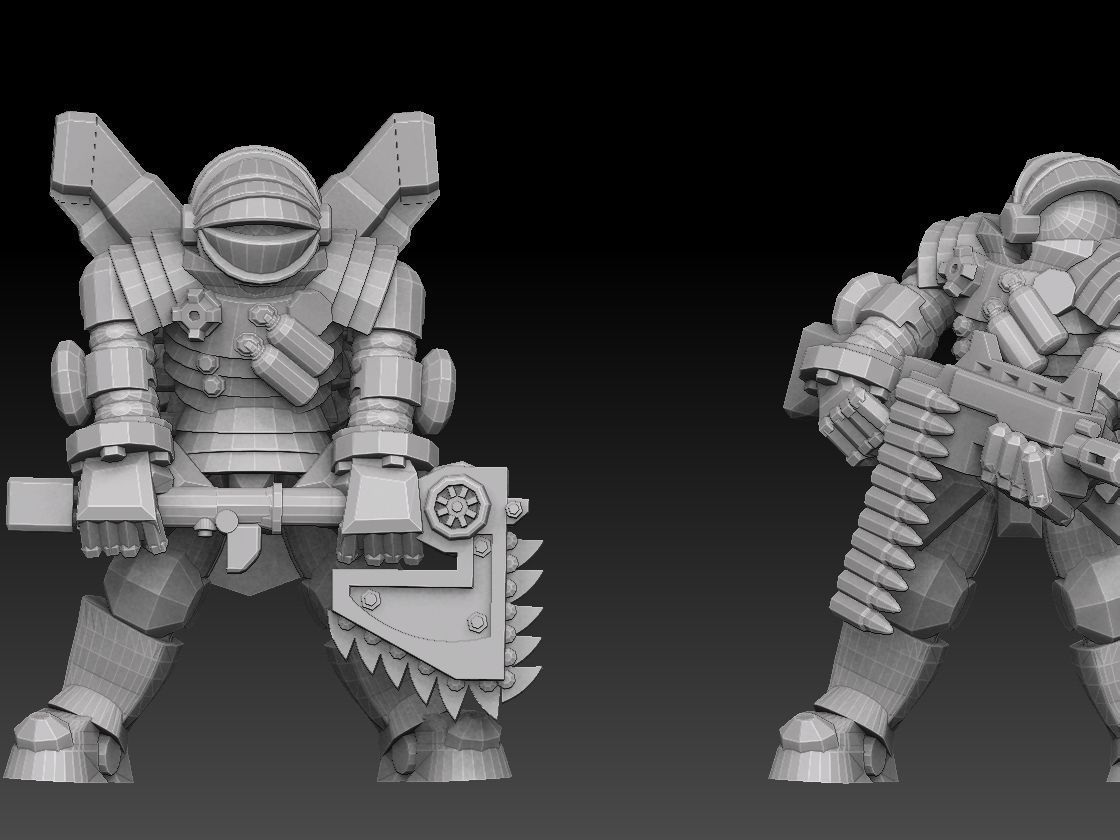 Astroknight Megapack 3D print model_6