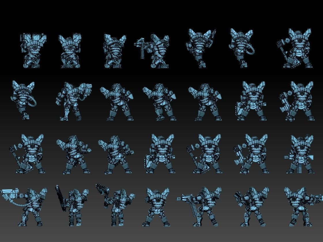Astroknight Megapack 3D print model_12