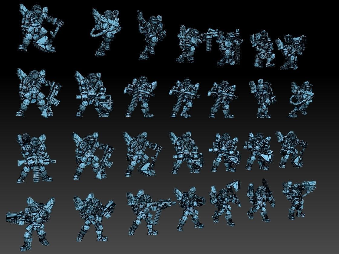 Astroknight Megapack 3D print model_14