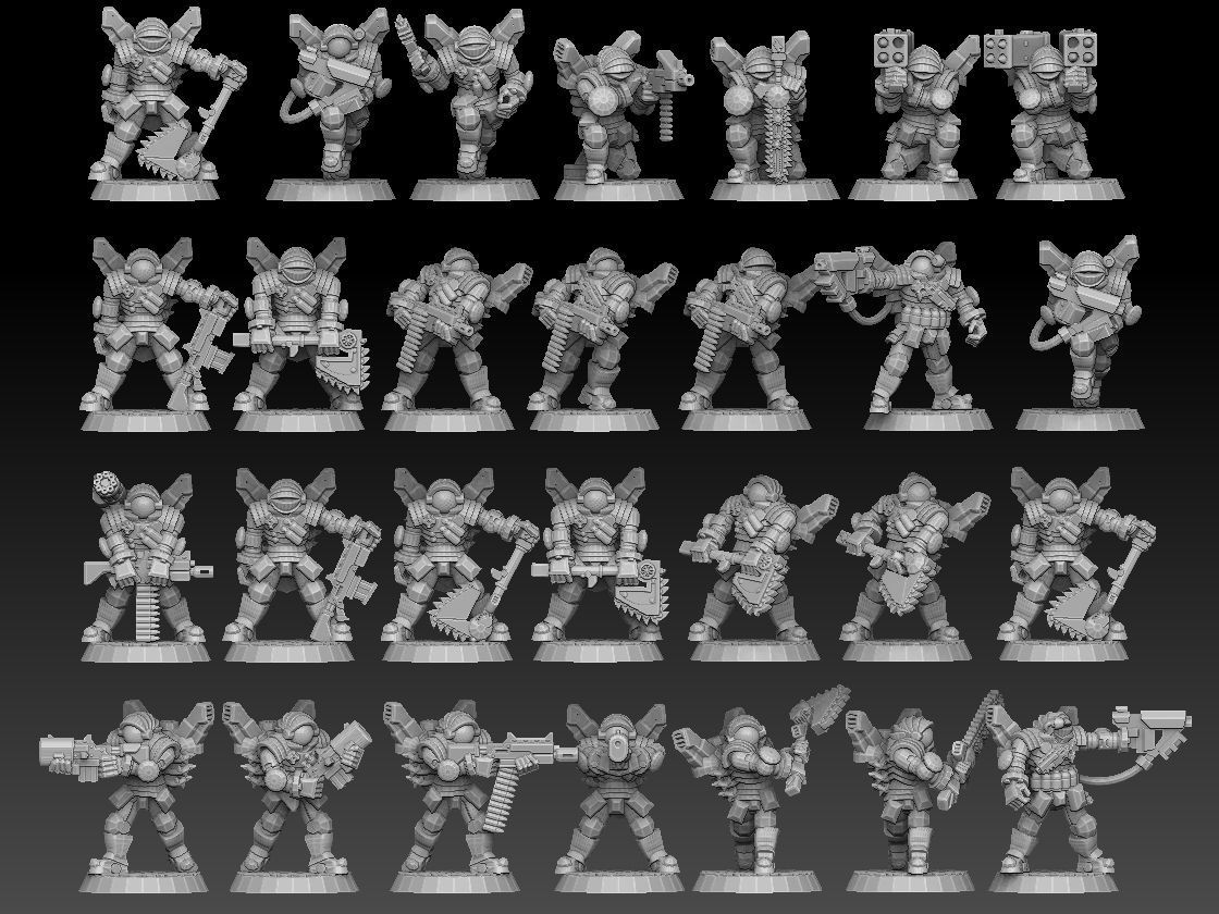 Astroknight Megapack 3D print model_1