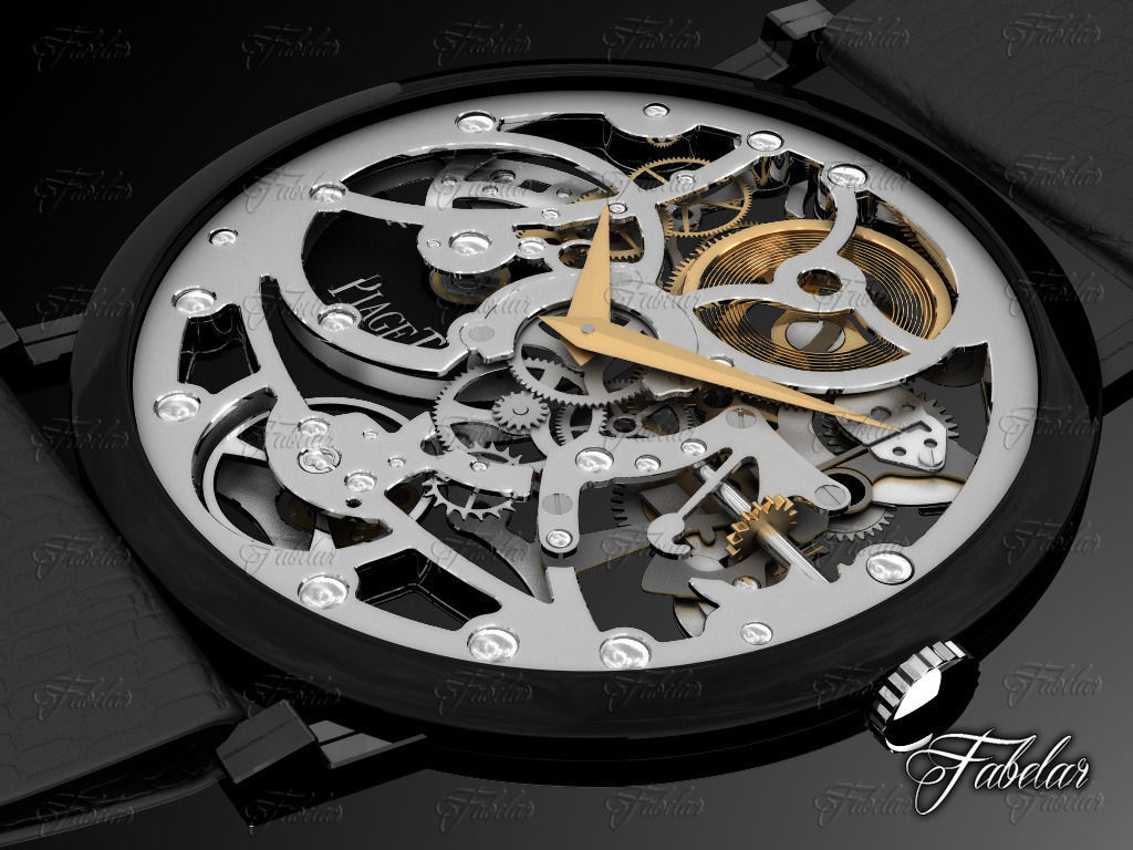 Watch mechanism 3D model_4