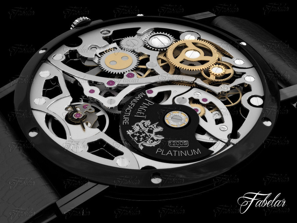 Watch mechanism 3D model_3