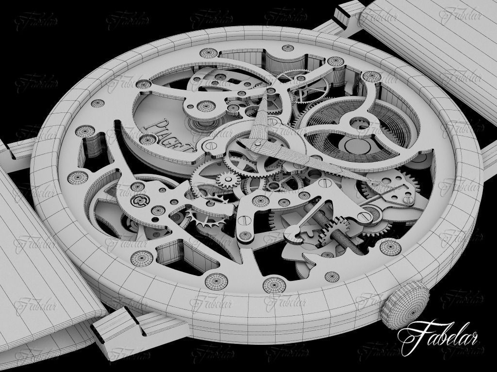 Watch mechanism 3D model_10
