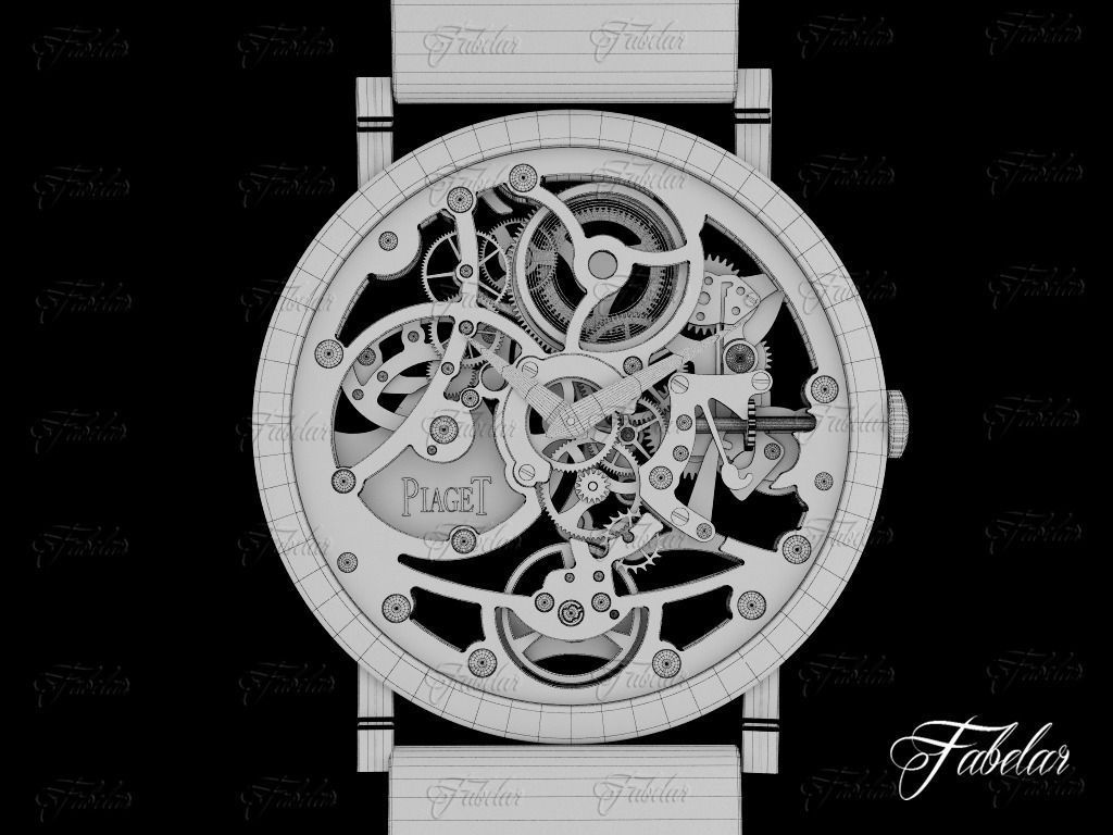 Watch mechanism 3D model_9