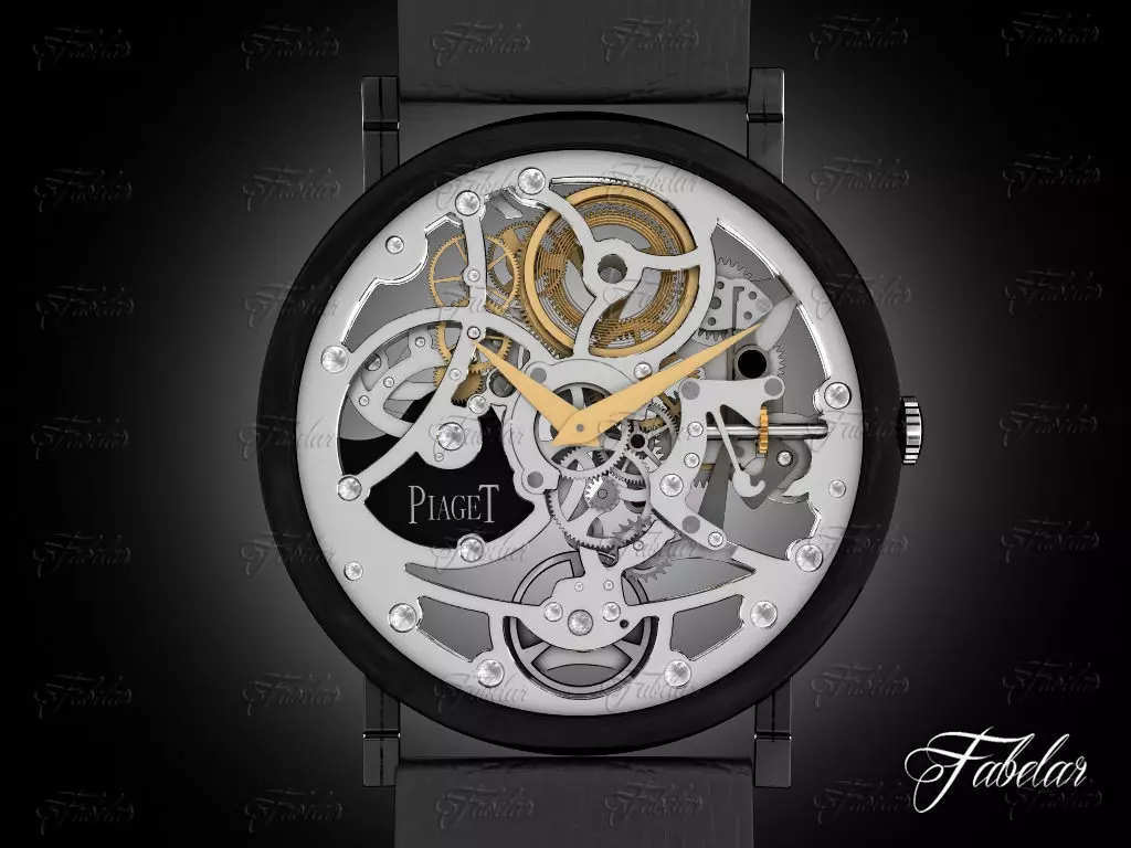 Watch mechanism 3D model_0