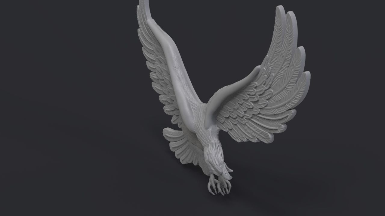 Eagle  3D print model_10