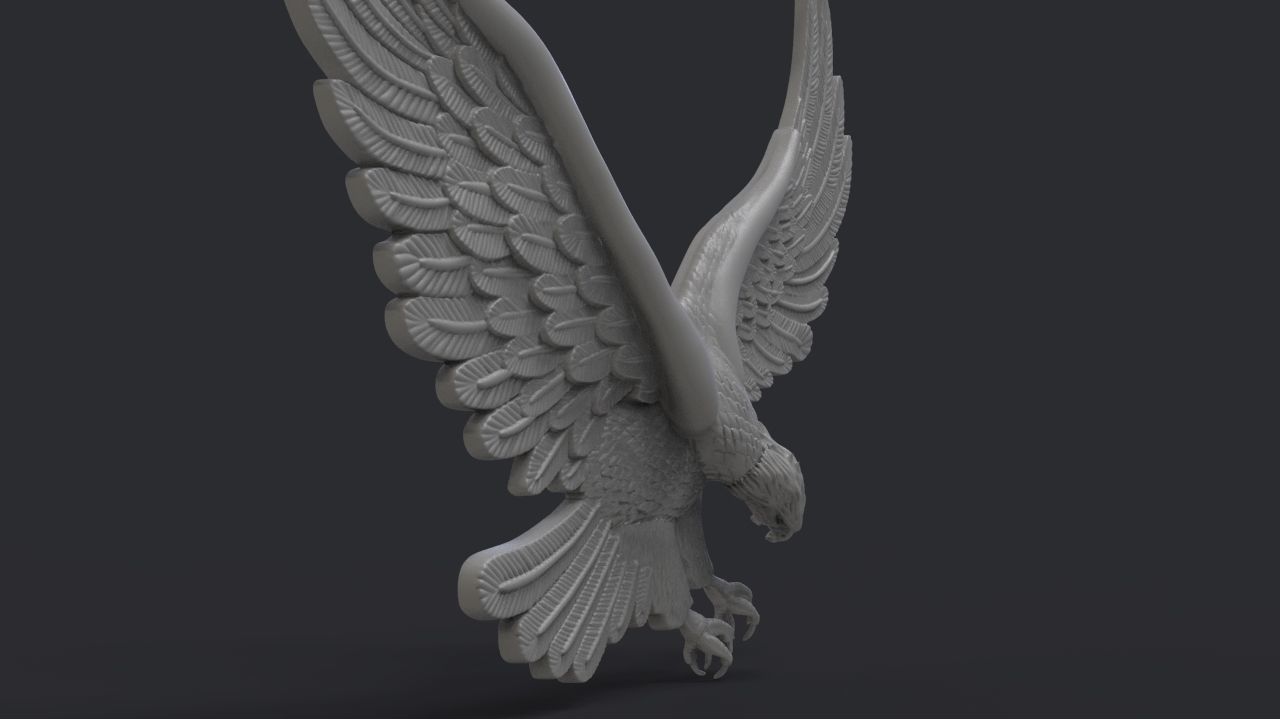 Eagle  3D print model_6