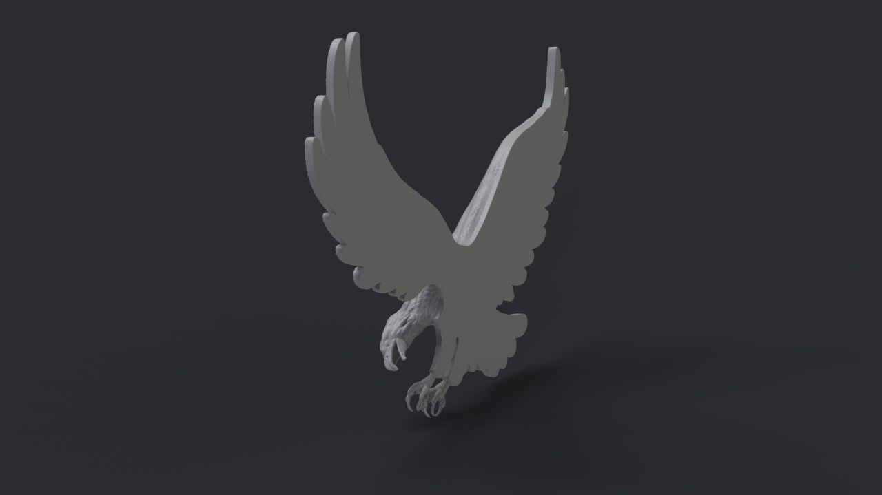 Eagle  3D print model_9