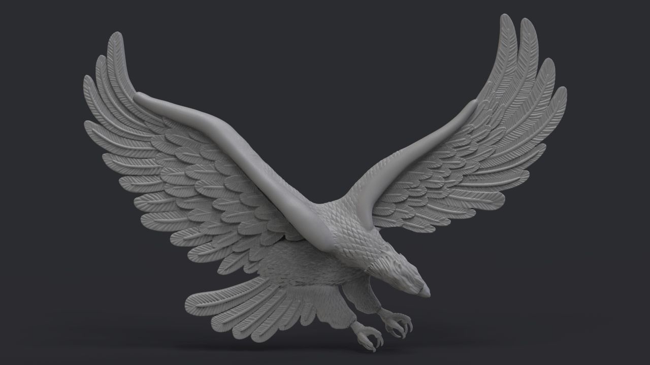 Eagle  3D print model_5