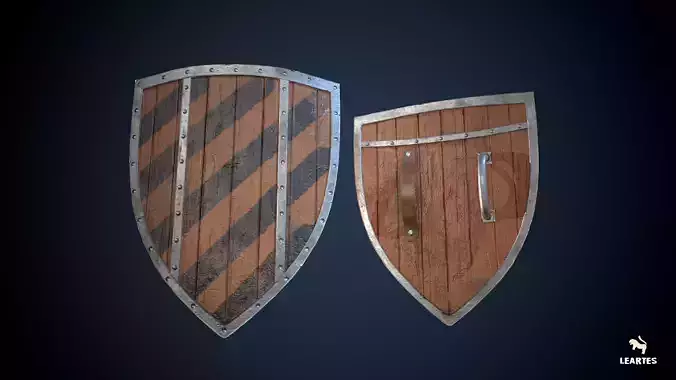 Viking Shield Game-Ready