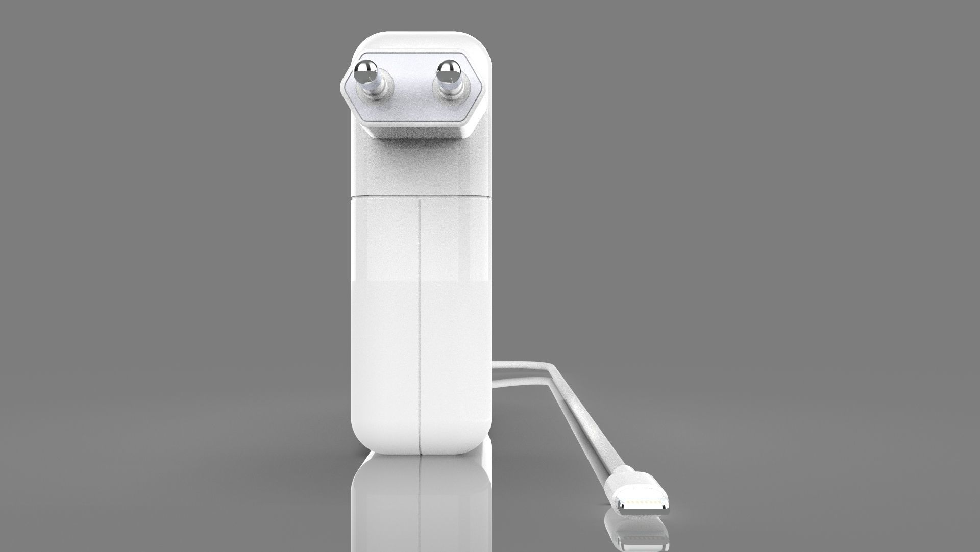 Apple MacBook PRO charging adapter 3D model_1