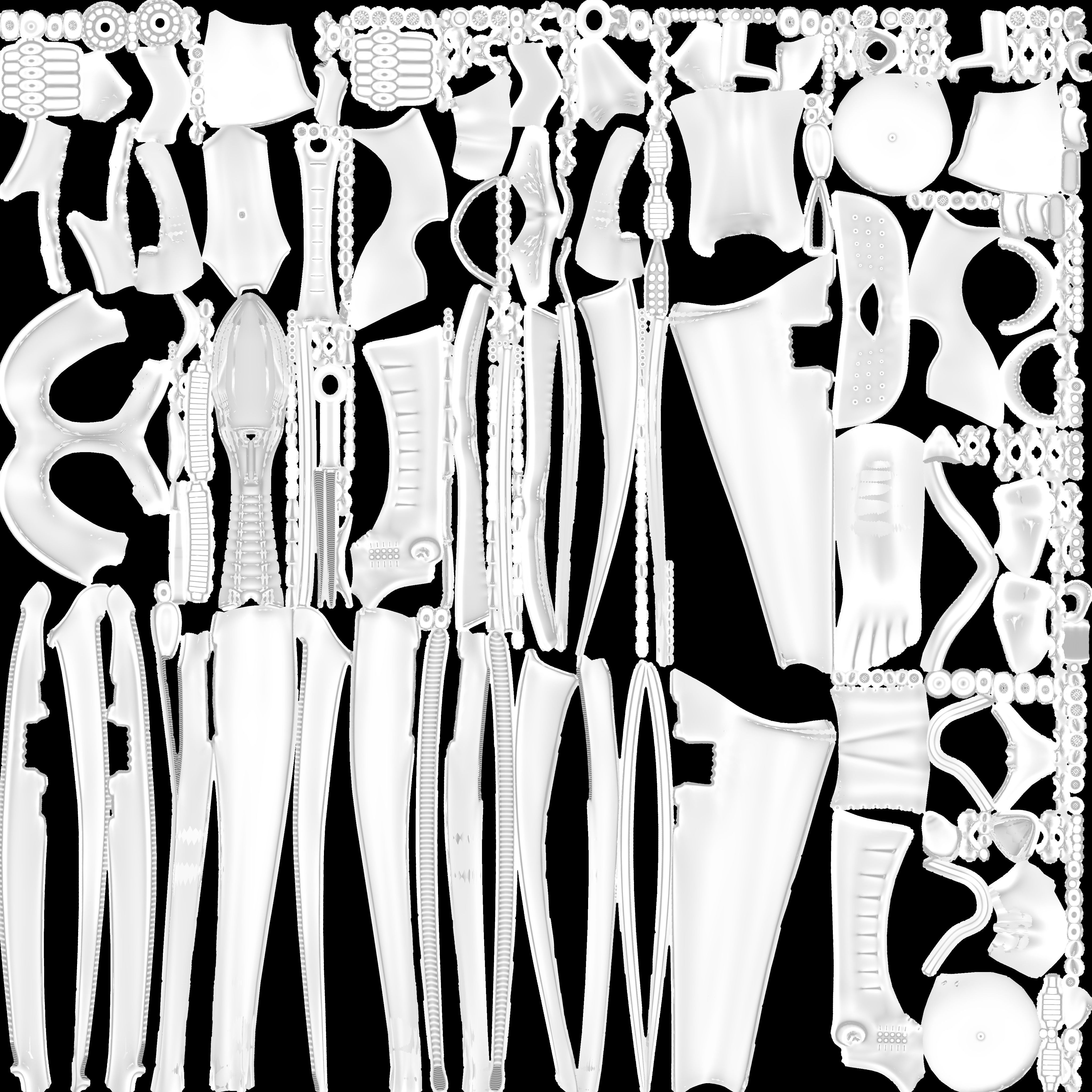 KORNS MICROPHONE STAND  -  THE BITCH  -  V3 3D print model_15