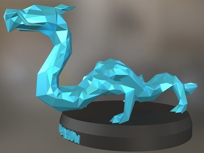Poly Dragon 3D print model