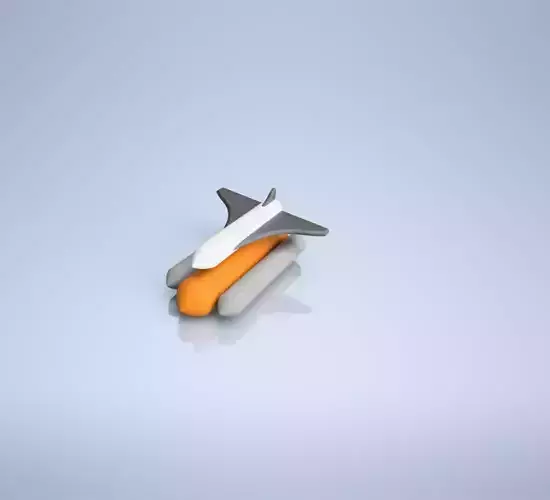 Simple Rocket Free 3D print model
