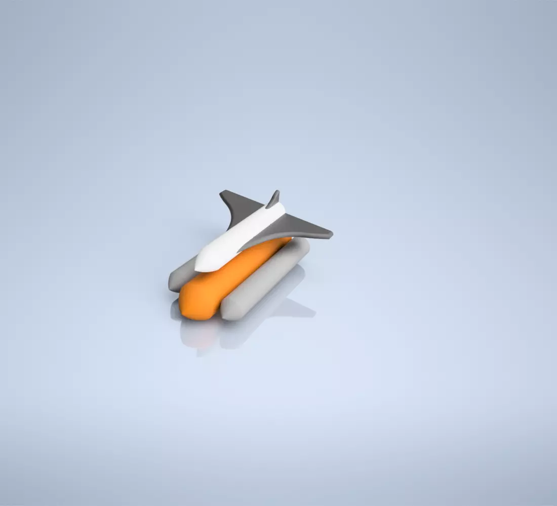 Simple Rocket Free 3D print model