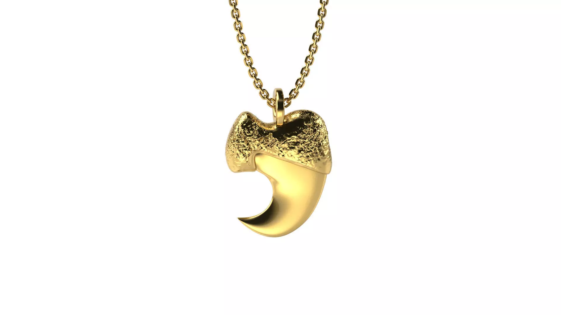 Cat Claw Pendant 3D print model_0