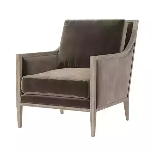 Restoration Hardware FRENCH SLOPE ARM LOW BACK CHAIR