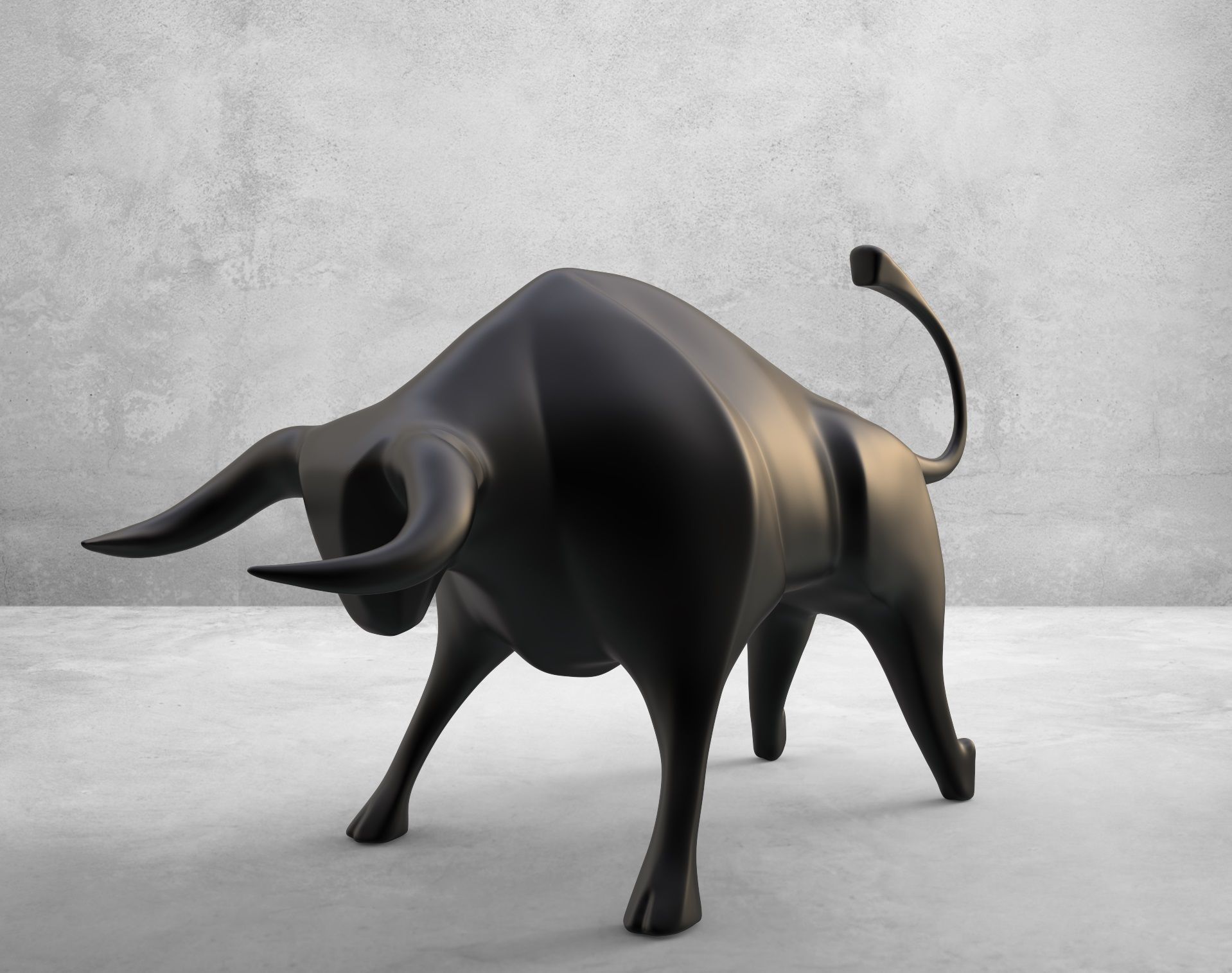 Black Bull 3D print model