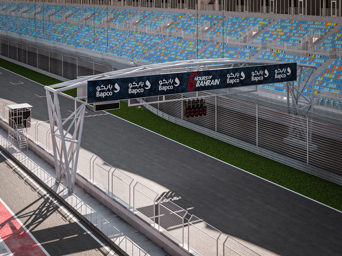 Race Track 3D model_5