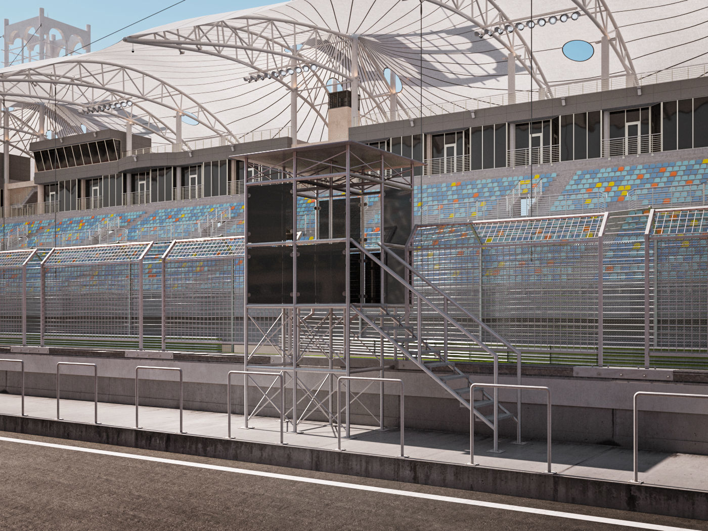 Race Track 3D model_4
