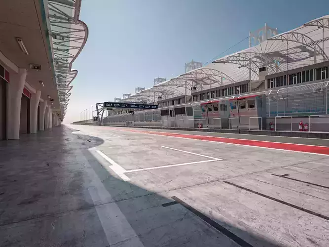 Race Track 3D model