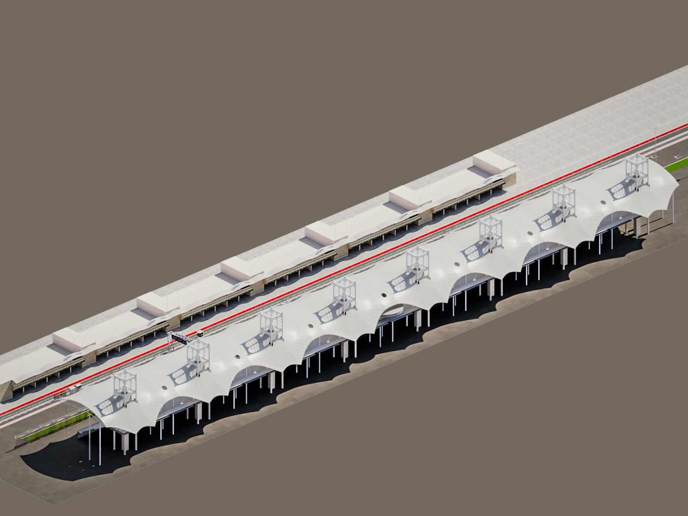 Race Track 3D model_2