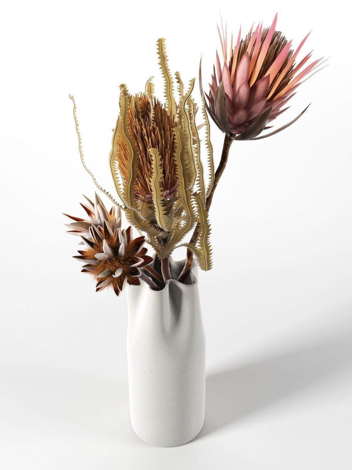 Vase with Flowers 3D model_1