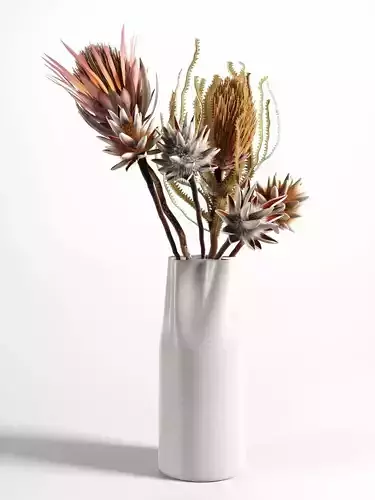 Vase with Flowers 3D model