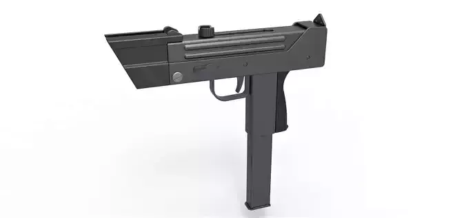 Modified MAC-11 from the movie Total recall 1990 3D model