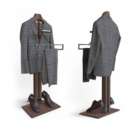 Bork HQ802 standing clothes rack 3D model