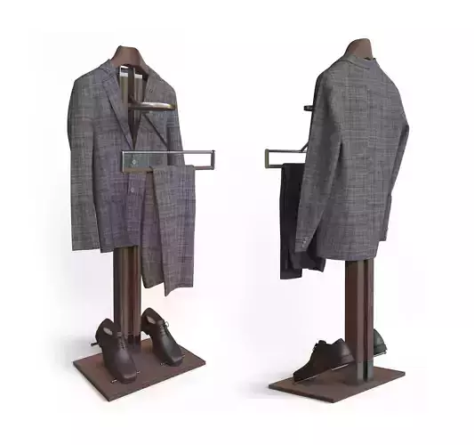Bork HQ802 standing clothes rack 3D model