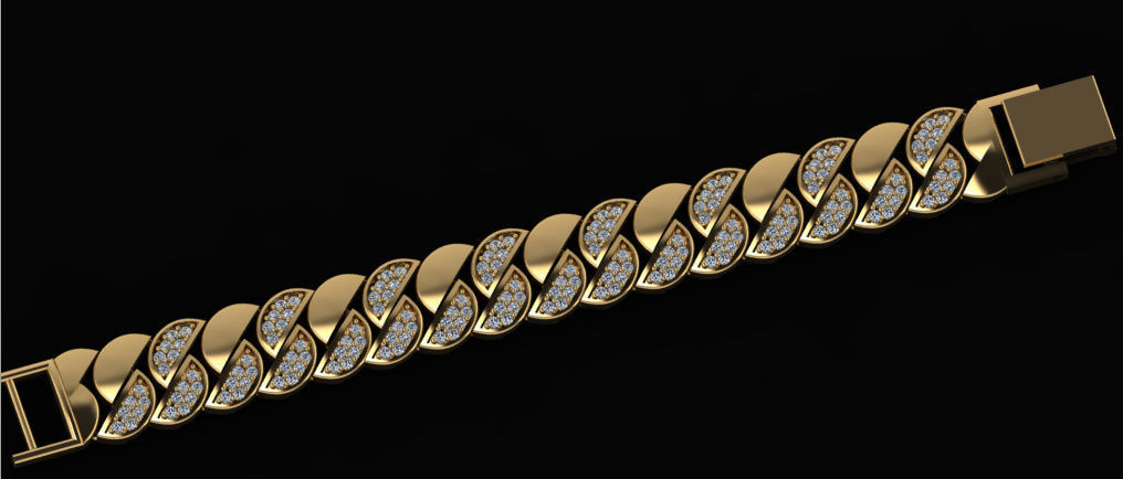 bracelet jewelry 3D print model_5