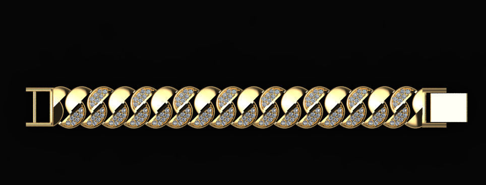 bracelet jewelry 3D print model_1