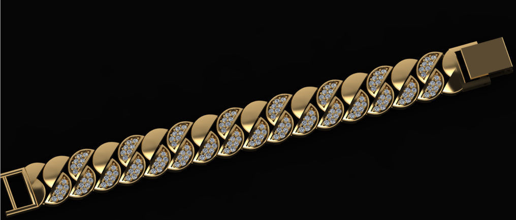 bracelet jewelry 3D print model_4