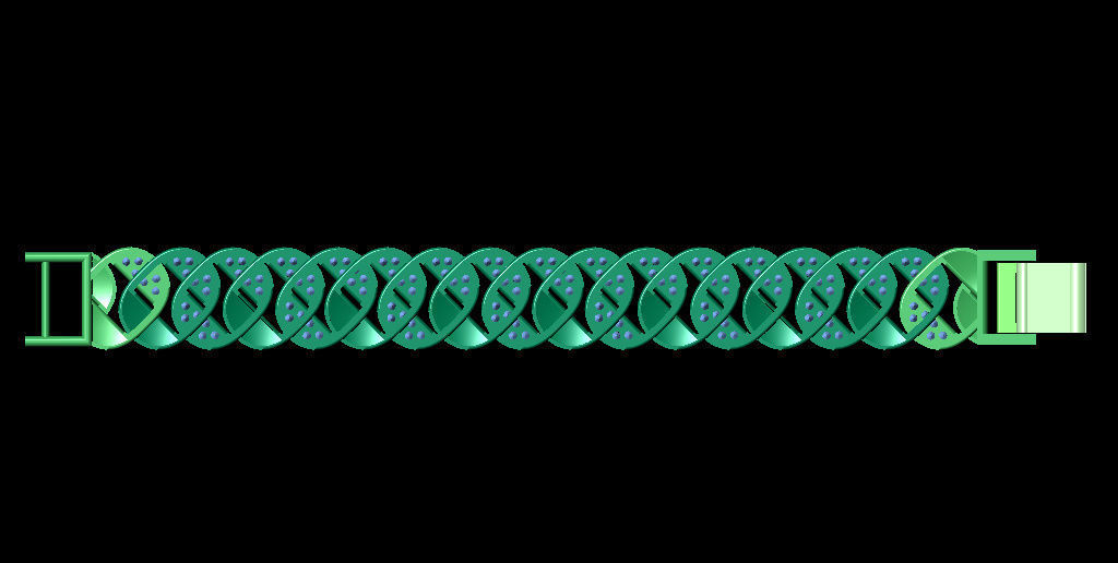 bracelet jewelry 3D print model_9