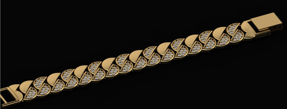 bracelet jewelry 3D print model_3