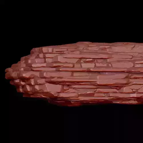 Layered Rock Zbrush 3D model