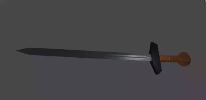 Sword Low-poly 3D model