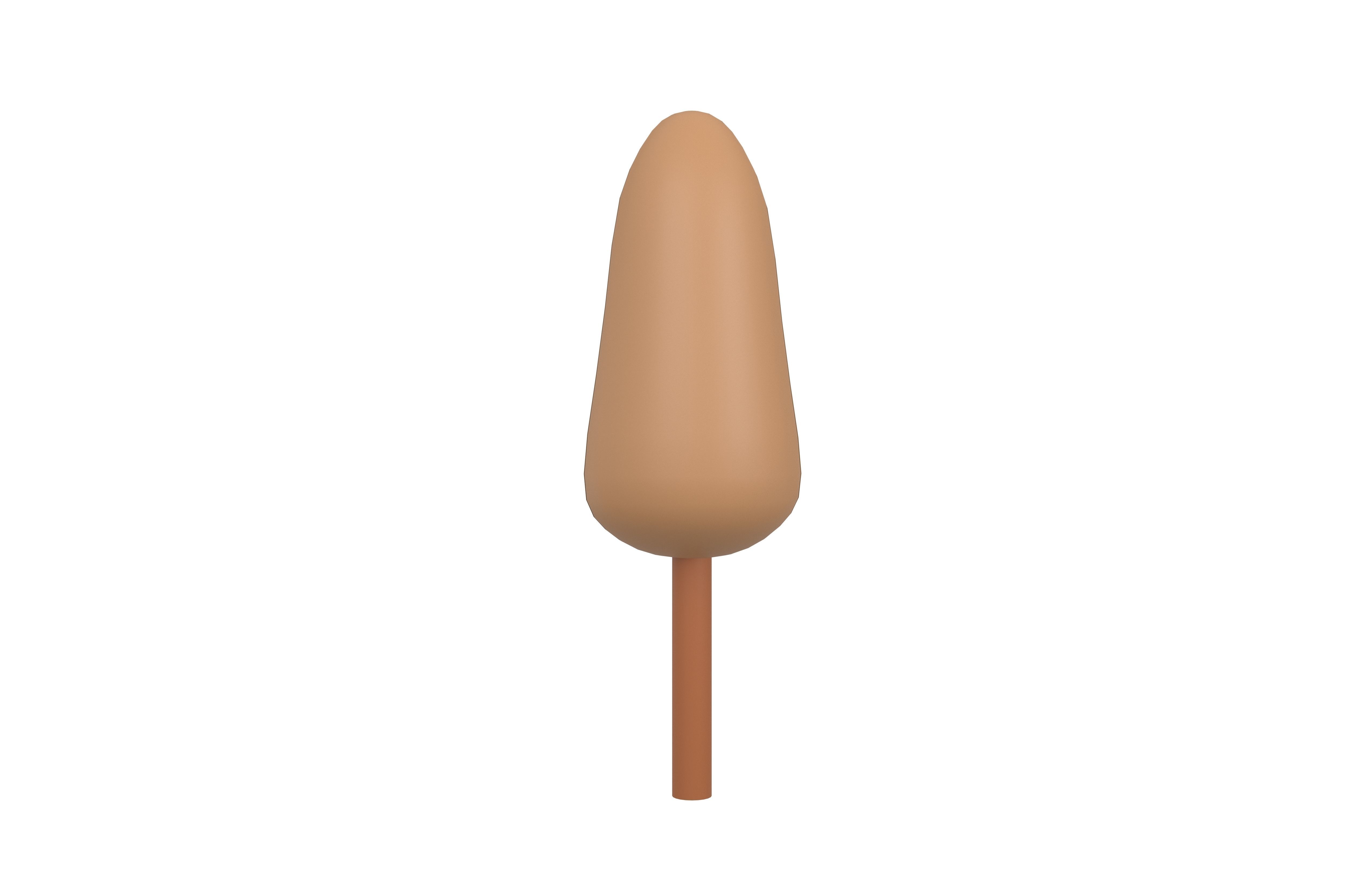 Cartoon Tree v4 004 Low-poly 3D model_1