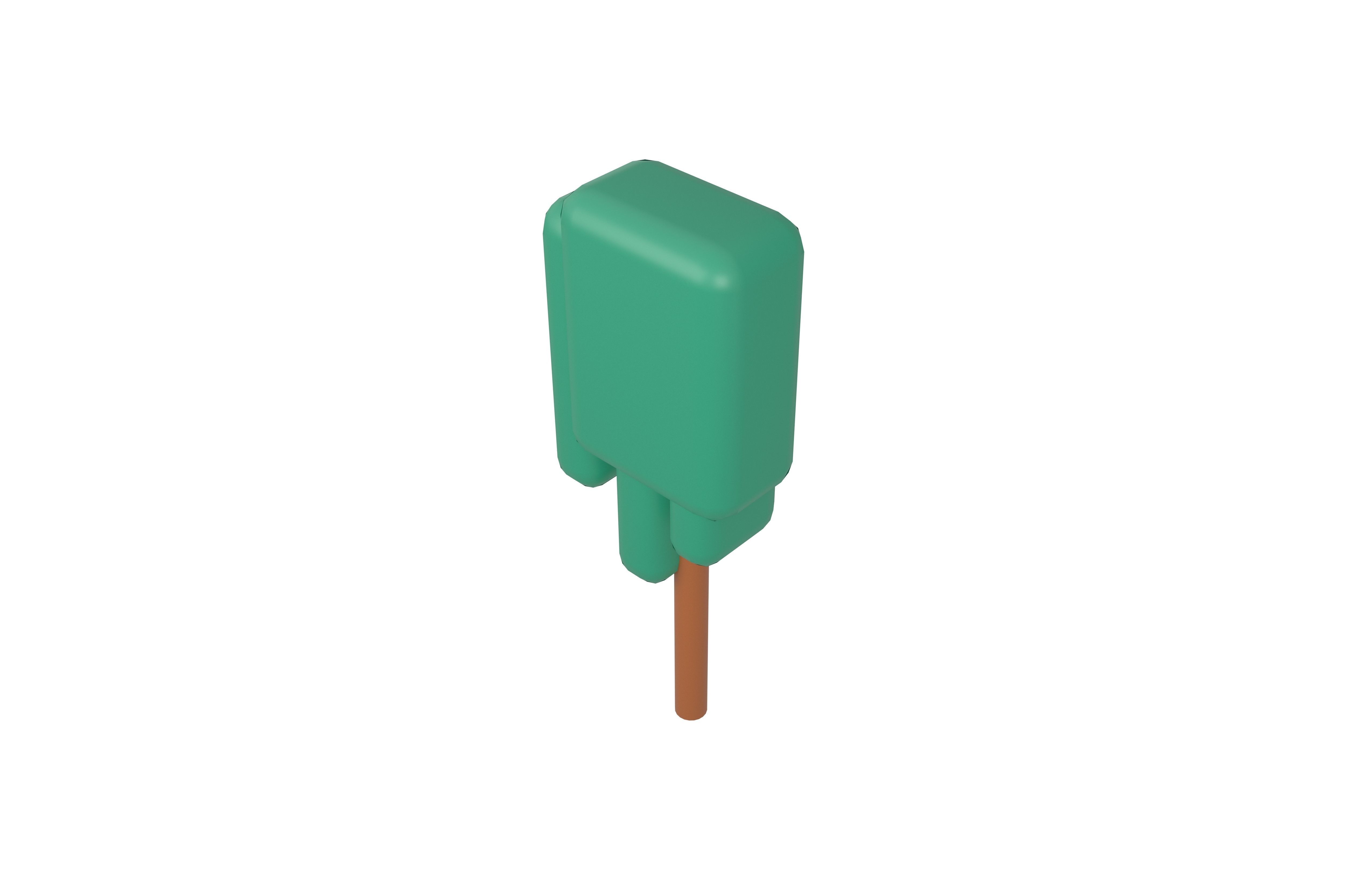 Cartoon Tree v5 003 Low-poly 3D model_2