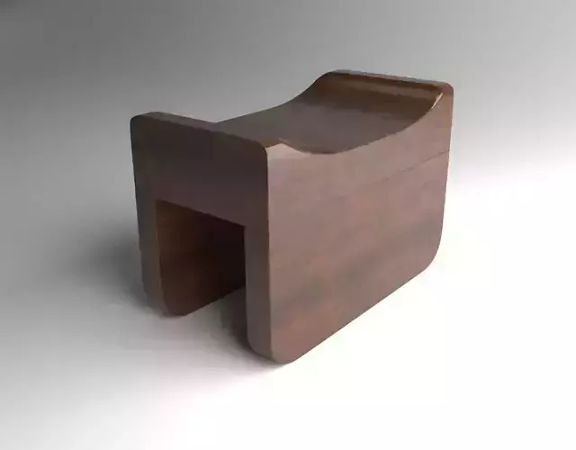 Piasa stool made of wood