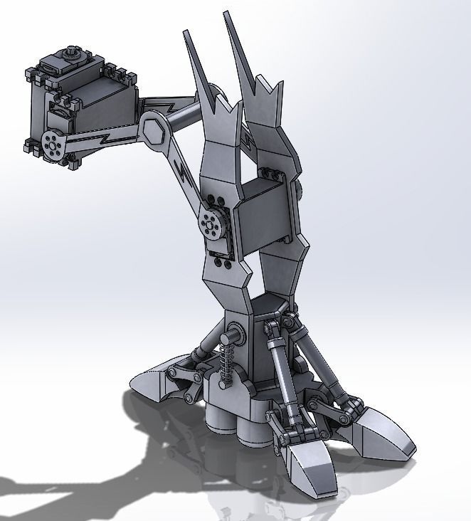 The sewer dredging robot 3D model_23