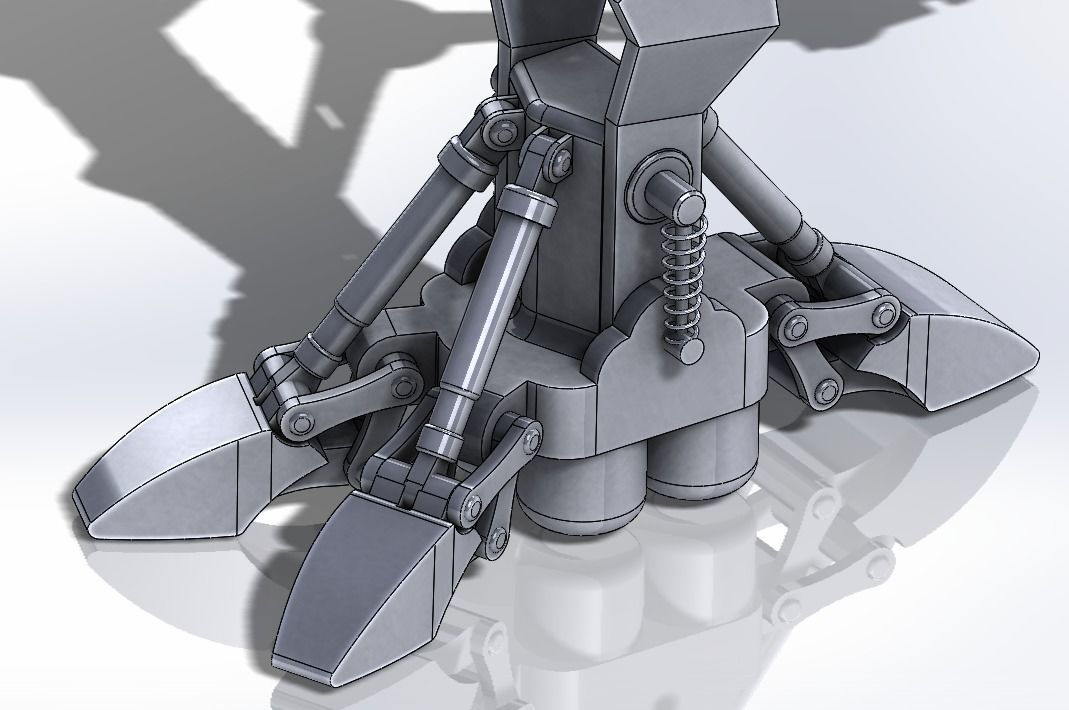 The sewer dredging robot 3D model_24