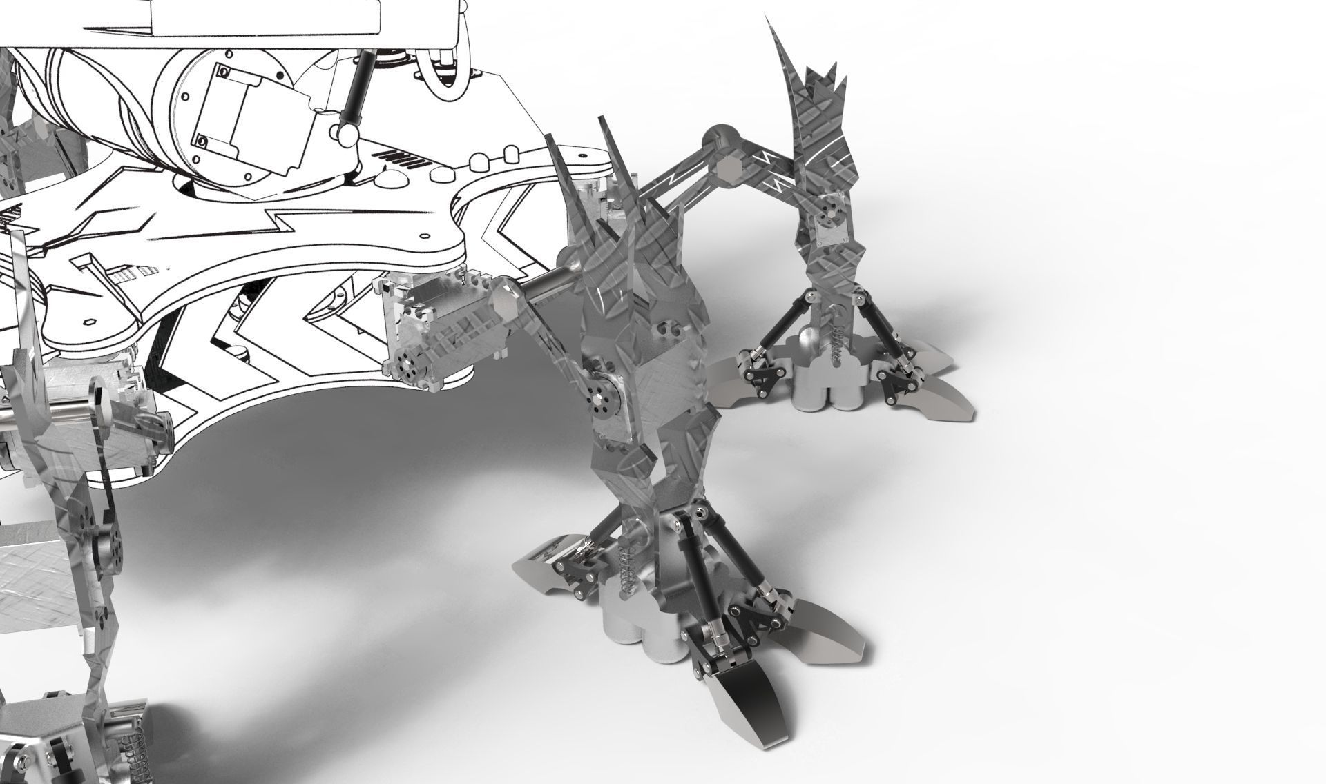 The sewer dredging robot 3D model_38