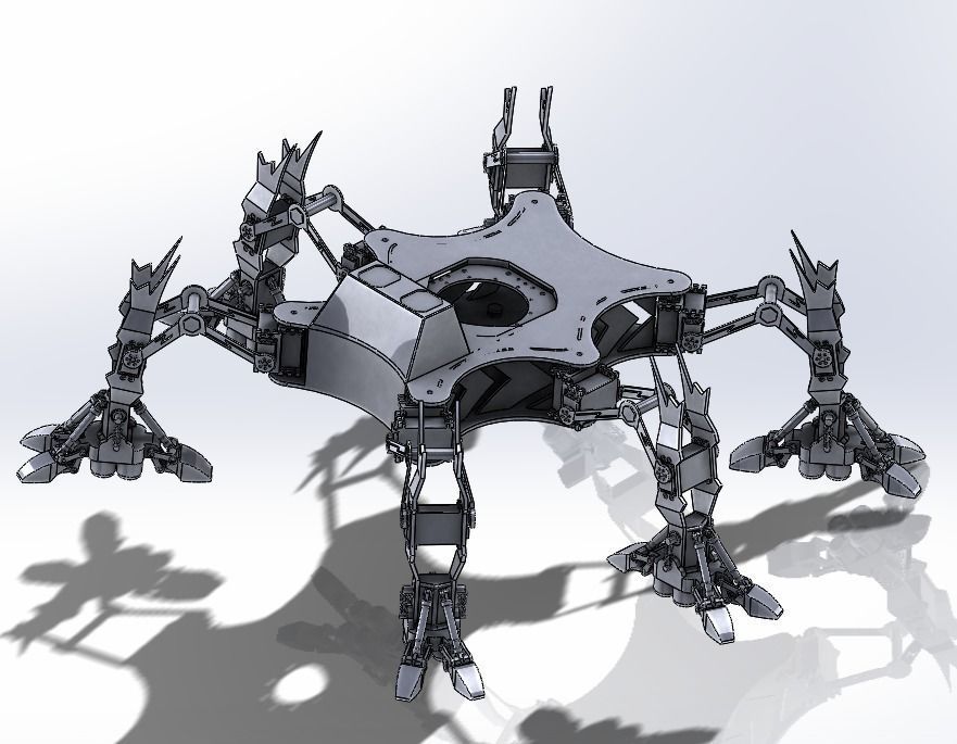 The sewer dredging robot 3D model_22