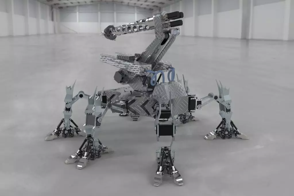 The sewer dredging robot 3D model_0