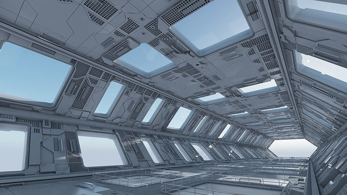 Sci-Fi Interior 103 3D model