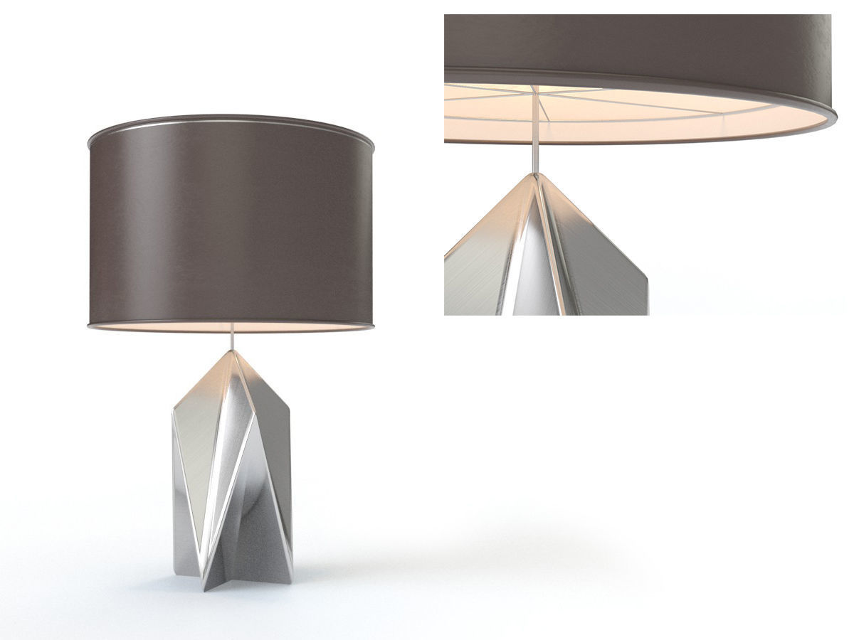 Luxury Table Lamp 3D model_3